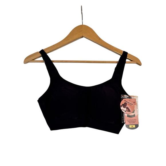 Shapermint Women's Everyday Comfort Straps Wireless Shaping Bra Size M Black NWT - Picture 2 of 9